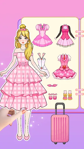 Gameplay screenshot 2 from Paper Doll Diary: Dress Up DIY - Casual game